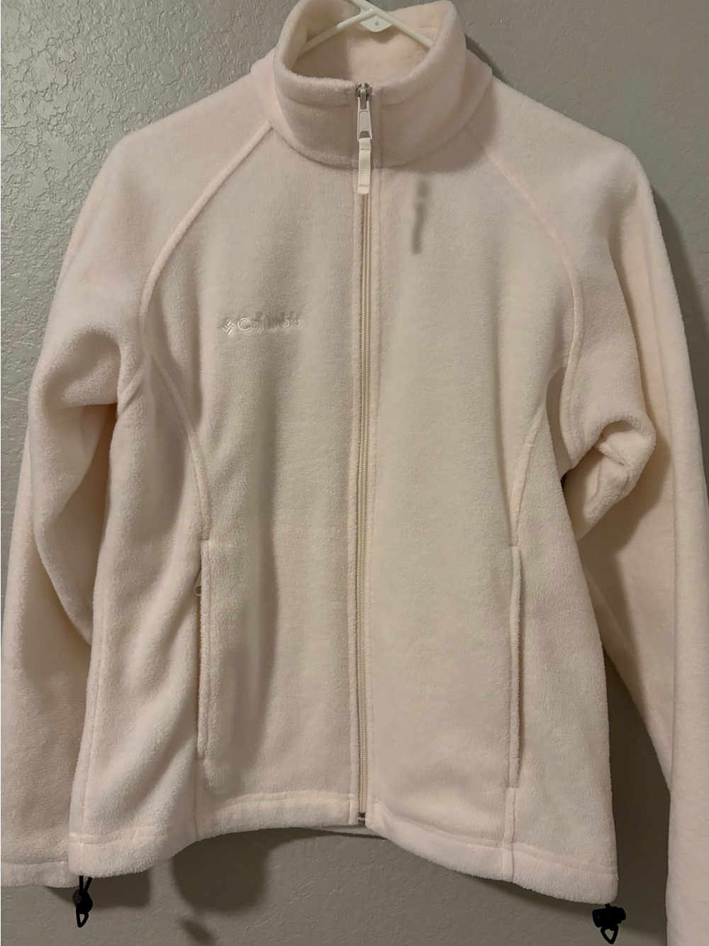 Columbia white Full-Zip Teddy Fleece Jacket